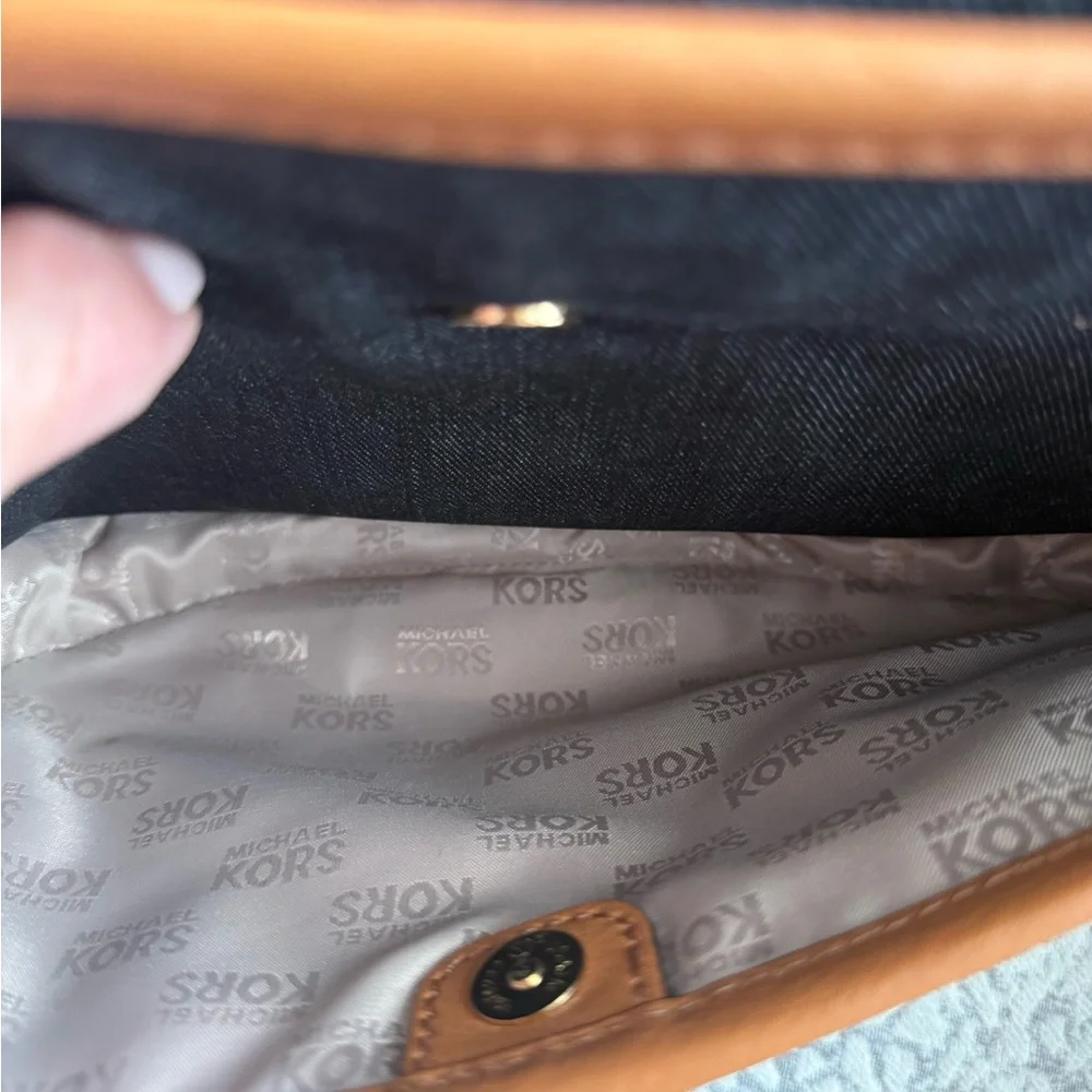 Micheal kors Denim Crossbody bag/Adjustable Strap